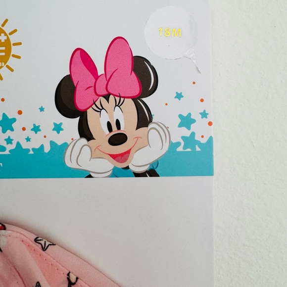 Disney Baby Minnie Mouse Sun Hat and Swim Diaper 2 Piece Set Size 18 Months NWT - Picture 4 of 11